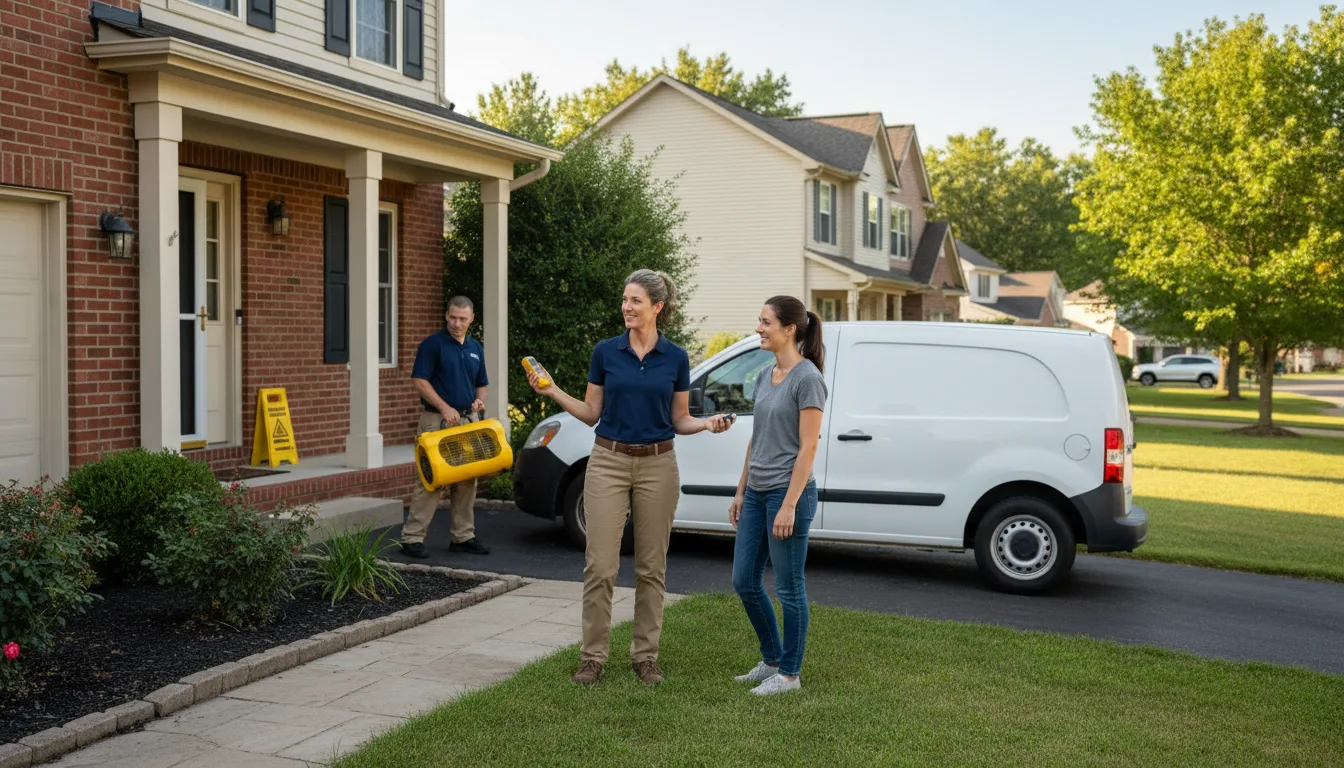Residential water damage restoration in Elfrida, AZ